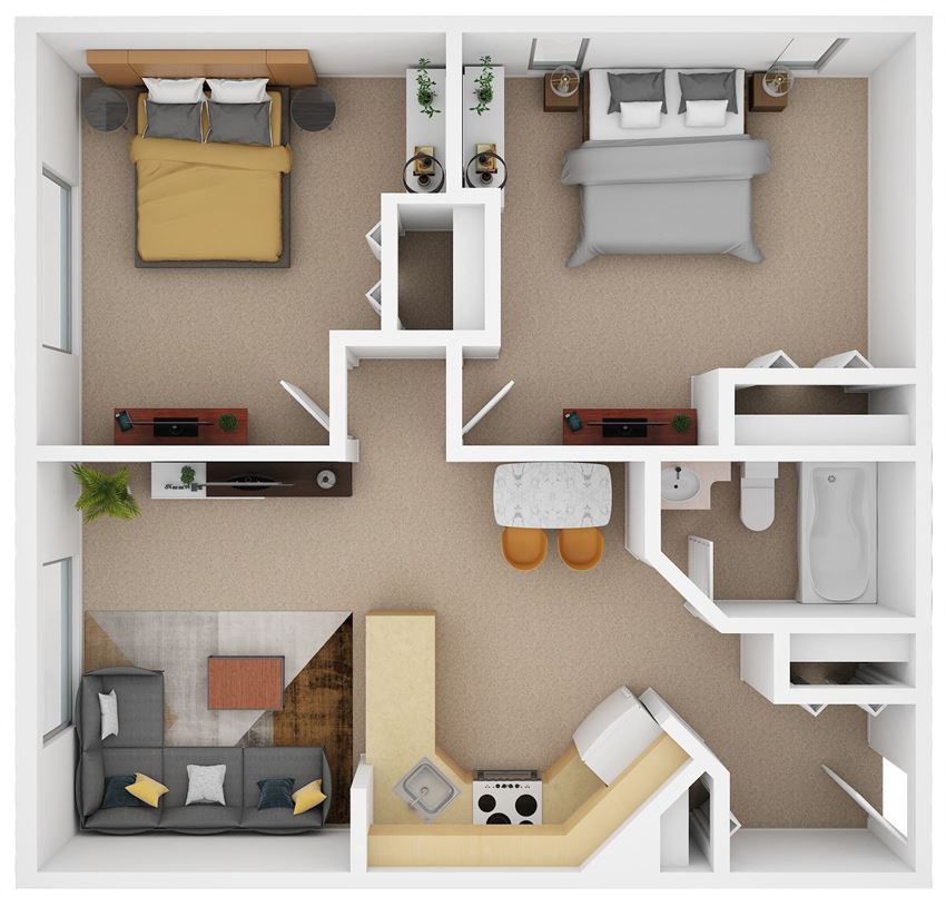 2 Bedroom (D2)